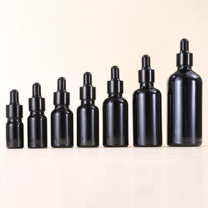 5-100ml Matte Black Glass <b>Dropper</b> <b>Bottles</b> for Cosmetics Essential Oils Black Pipette <b>Bottles</b> Reusable <b>Dropper</b> Vials - Product Image 2