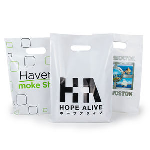 Bolsas de Compra Reutilizables y Reciclables Ecológicas de HDPE, Impresión de Logotipo Personalizado con Serigrafía, Gran Capacidad para Uso Comercial en Supermercados - Product Image 2