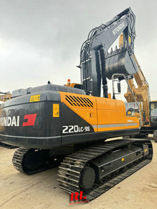 Second-hand Large Hydraulic Crawler Backhoe Digger Used HYUNDAI 220-9S Excavator 22ton 2024 <b>Model</b> Motor - Product Image 5