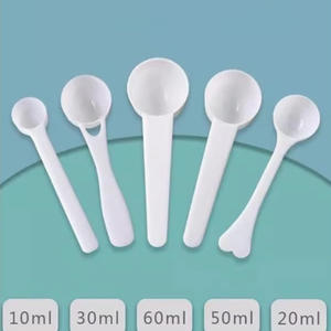 <span class=keywords><strong>Cuchara</strong></span> <span class=keywords><strong>medidora</strong></span> redonda <span class=keywords><strong>de</strong></span> plástico <span class=keywords><strong>de</strong></span> 15ml y 20ml para <span class=keywords><strong>jarabe</strong></span>, leche en polvo, té, sal - Product Image 4