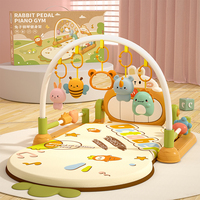 ITTL nouveaux jouets musicaux drôles pour tout-petits anime lapin pédale piano gym tapis de jeu doux bébé tapis de jeu gym pour bébé