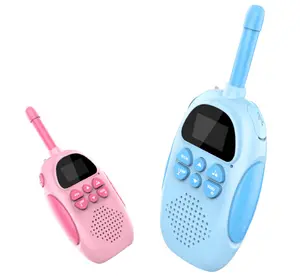 Talkie-walkie Rechargeable à longue portée, radio bidirectionnelle, 22 canaux, portable, pour enfants, Camping, randonnée