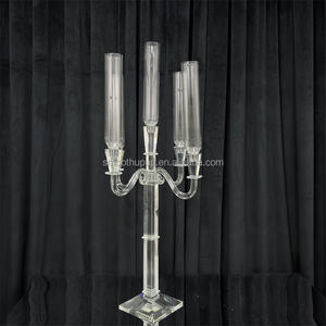 <span class=keywords><strong>Chandelier</strong></span> en <span class=keywords><strong>cristal</strong></span>, support de mariage, bougeoir décoratif, centre de table pour mariage, décoration de table à domicile - Product Image 2