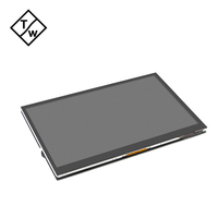 Nouvel écran tactile LCD IPS personnalisé de 10,1 pouces, 1024x600, écran tactile capacitif, interface USB, noir, pour Raspberry Pi