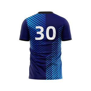 HEALY Dry Fit Polyester Sublimatie T-shirts Fabrikant Op Maat Voetbal V-hals T-shirts Heren - Product Image 4