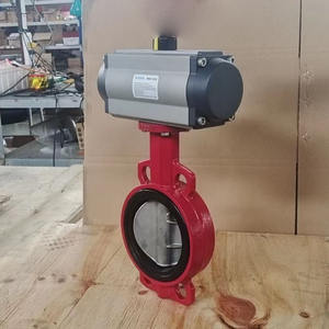 วาล์วผีเสื้อควบคุมด้วยลมแบบเวเฟอร์ DN50 DN100 2 นิ้ว 150LB PN16 - Product Image 2