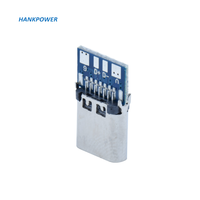 Connecteur Usb de type C à 14 broches avec fil de soudage pour carte PCB Type 14 p 3A Prise femelle Usb C à charge rapide