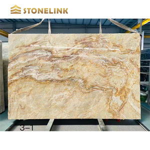 <span class=keywords><strong>Nacarando</strong></span> cuarcita Van Gogh cuarcita Nacarado cuarcita dorada para encimeras de cocina isla - Product Image 1