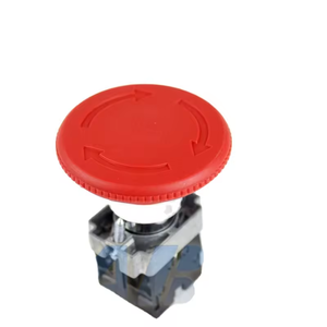 Bouton poussoir d'arrêt d'urgence en forme de champignon rouge XB2-BS542 NC 30mm 40mm 60mm 10A 600V - Product Image 1