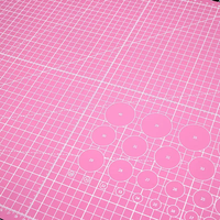 Tapis de découpe auto-cicatrisant Bview Art double face en PVC 5 couches, 45x60cm, épaisseur 3mm/5mm, pour le patchwork et la couture