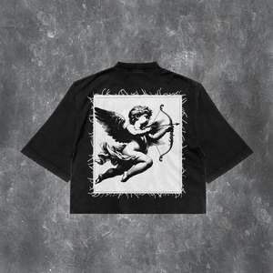 เสื้อยืดผู้ชายพรีเมียม ผ้าคอตตอนหนานุ่ม สไตล์ลำลอง ถักทออย่างดี ผ้าไหม/คอตตอนคุณภาพสูง ทรงโอเวอร์ไซส์ คอกลม แขนสั้น น้ำหนัก 250 กรัม - Product Image 3