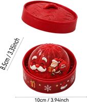 Squishies de Noël en forme de boulettes, à remontée lente, jouet anti-stress en mousse, direct usine, pour intérieur, unisexe, vente en gros pour adultes et enfants