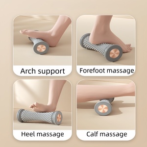 Masseur à rouleaux multifonctionnel et multi-styles, pour la relaxation et l'étirement des muscles, masseur portable pour la maison et les voyages - Product Image 6