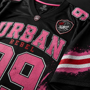 Camiseta de Fútbol Americano Personalizada de Manga Corta con Estampado Urbano, Ropa Deportiva Hip Hop para Fanáticos del Equipo - Product Image 5