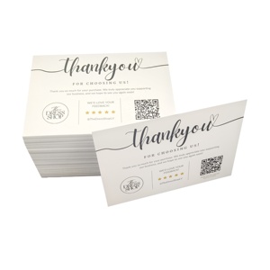 Custom Gepersonaliseerde Bedankkaart Met Logo Goedkope Afdrukken Dank U Kaartaankoop Voor Het Bedrijfsleven - Product Image 4