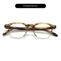 Monture de Lunettes en Acétate de Haute Qualité, Direct Usine, Lunettes Rondes Femme, Lunettes de Lecture Homme Multicolores, Vente Chaude en Gros