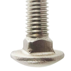 아연 도금 검은 버섯 머리 스퀘어 넥 캐리지 볼트 - Product Image 1