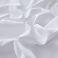 Parure de draps 100 % fibre de bambou rafraîchissante et douce pour la peau, taille complète, drap-housse à poches profondes, doux et respirant, avec taie d'oreiller facile à installer