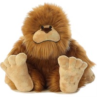 Peluche Bigfoot personnalisée, douce, marron, en fourrure, monstre de la forêt, cadeau personnalisé, peluche lestée Bigfoot