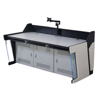Console centrale de contrôle de luxe moderne pour poste de travail de commande de la circulation Bureau en métal