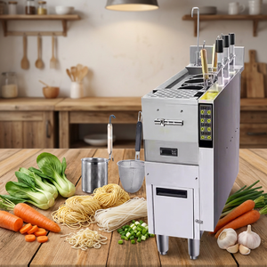 Machine à Cuisiner les Légumes et les Nouilles à Levage Automatique au Gaz JZML-6-R pour Restaurant - Product Image 4