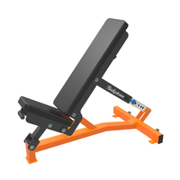 Équipement de fitness commercial Banc réglable Machine à plaques de poids Construction en acier de sécurité Certifié CE pour