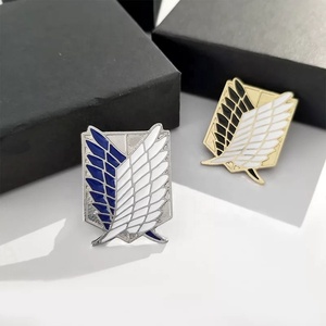 Pin con tema de Hada de bronce personalizado al por mayor con alas voladoras gratis, insignias de PIN de ataque con diseño de capitán <span class=keywords><strong>Allen</strong></span> - Product Image 5