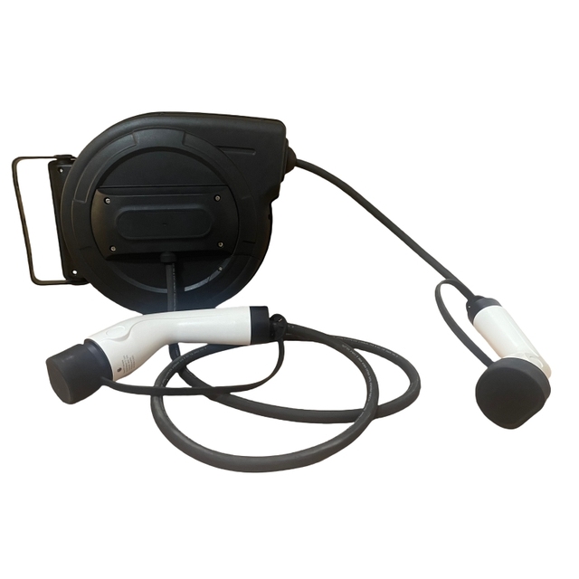 Garage Cable Organizer Wall-mounted Ev Cable Reel Universal Ev Charger Organizer