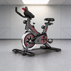 Bicicleta Estática Vertical para Ejercicio en Interiores, Color Negro y Blanco, 90x46.5x105cm, Equipo de Ejercicio Unisex para el Hogar - Product Image 1
