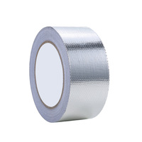 Isolation ignifuge ruban de papier d'aluminium thermofusible pour tuyau d'échappement de poêle enveloppant un tissu de fibre de verre en fibre de verre épaissie