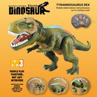 Samtoy Juguetes de Dinosaurio Robot Realista de 2.4GHz que Camina y Baila Dinosaurios RC Tiranosaurio Rex Juguetes de Dinosaurio a Control Remoto para Niño