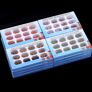Wholesale 12 Color Boxes 1 Inch Carved Engraved Crystal Agate Elephant Animal Eco-friendly Figurine Ornaments Crafts - Product Image 3