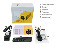 En gros Shenzhen usine téléphone portable avec projecteur intégré 1500 Lumens 320x3240p résolution J9 a mené le Mini Projecteur