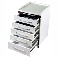 Armoires médicales Yimmi en ABS avec corps en acier inoxydable, armoires de rangement à tiroirs pour clinique, bureau, salon de beauté, chariot d'armoire dentaire