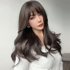 SMILCO sentetik peruk zarif mizaç doğal siyah yüksek sıcaklık ipek hava patlama kıvırcık saç peruk için parti malzemeleri - Product Image 1