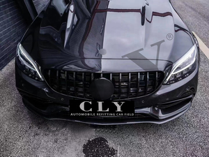 W205 Véritable Pare-chocs Avant Pour <span class=keywords><strong>Mercedes</strong></span> <span class=keywords><strong>Benz</strong></span> 14-21 <span class=keywords><strong>C</strong></span> <span class=keywords><strong>Classe</strong></span> W205 C205 Mise À Niveau C63S <span class=keywords><strong>AMG</strong></span> Ligne <span class=keywords><strong>Coupe</strong></span> 1:1 Kit Carrosserie Ailes Capot Moteur - Product Image 4