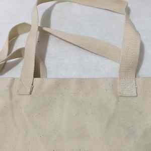 Cotton Bag Custom 16oz Canvas <b>Backpack</b> with Inner Zipper Pocket Bottom No Sides Canvas Tote Bag - Product Image 3
