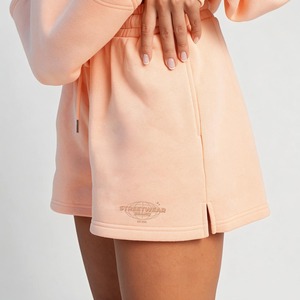 Set da <span class=keywords><strong>Donna</strong></span> Personalizzato con Felpa <span class=keywords><strong>Oversize</strong></span> Ricamata in Cotone Pesante e Pantaloncini Coordinati - Product Image 5
