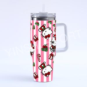 <span class=keywords><strong>Taza</strong></span> térmica con aislamiento de doble pared de acero inoxidable para regalo de Navidad personalizada, <span class=keywords><strong>taza</strong></span> de café de viaje, vaso de 40oz con asa-<span class=keywords><strong>Comprar</strong></span> - Product Image 2