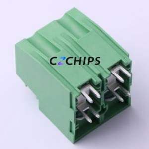 DB137-15.0-2P-GN-P Screw Terminal Block P=15mm Connector ( Construction: 1x2P )( Pitch: 15mm )( Color: Green ) - Product Image 2