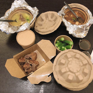 Food grade kraft cheap fast food take away box