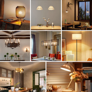 Bombilla LED de Filamento Esmerilado C35 con Base de Rosca Pequeña, Estilo Retro Edison para Hotel y Cafetería - Product Image 2