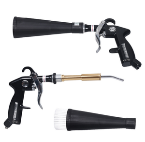 Pistola de Limpieza Neumática de Alta Presión RN-224 de Aluminio, <span class=keywords><strong>2</strong></span> Juegos de Boquillas con Cepillo, Caudal de <span class=keywords><strong>3</strong></span> L/min, para Detallado Interior de Automóviles - Product Image 1