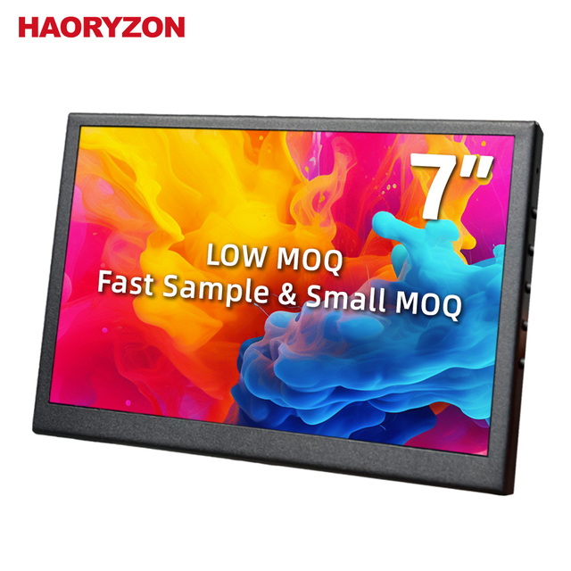 HAORYZON OEM ODM 7 Inch Mini Screen Secondary Screen PC Case TFT Portable Monitor LCD Display Small Monitor for Raspberry Pi
