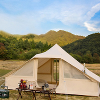 Yurt de safari mongol de luxe - Tente de glamping Oxford quatre saisons imperméable pour le tourisme aventureux en pleine nature