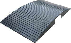 Rampe de seuil en caoutchouc pour fauteuils roulants/déambulateurs, rampe de transition intérieure/extérieure pour patio, pont de rampe de trottoir - Product Image 3