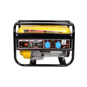 Generador de gasolina Lingben 3kw 5kw 220V 3000W 50Hz generador eléctrico portátil para el hogar