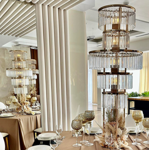 Y-Q002 Decoraciones <span class=keywords><strong>de</strong></span> Boda <span class=keywords><strong>de</strong></span> Lujo en Oro, Soporte <span class=keywords><strong>de</strong></span> Flores <span class=keywords><strong>de</strong></span> Hierro <span class=keywords><strong>de</strong></span> Alta Calidad, Centro <span class=keywords><strong>de</strong></span> <span class=keywords><strong>Mesa</strong></span> Plateado, Florero - Product Image 5