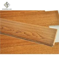 Waterproof light handscraped teak wood parquet flooring for office