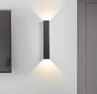 Applique murale LED intérieure 12W 18W, design moderne en aluminium, pour chambre, salon, couloir, éclairage décoratif